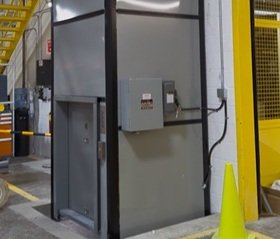 Dumbwaiter with Hoistway